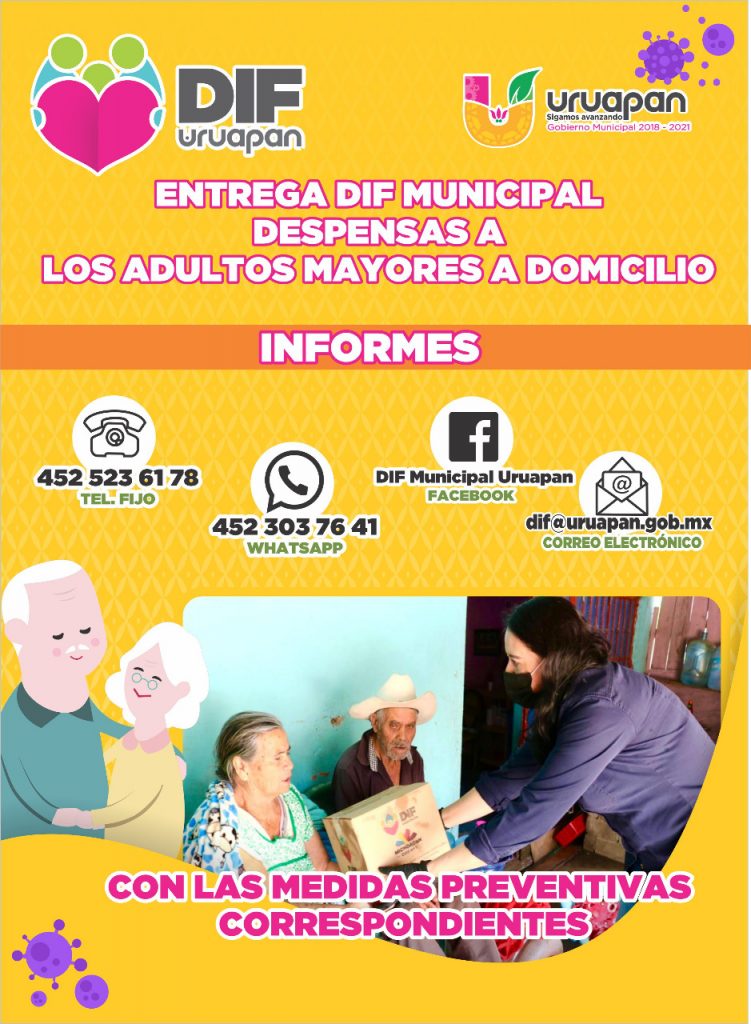 A Domicilio Entrega Dif Municipal Despensas A Los Adultos Mayores De