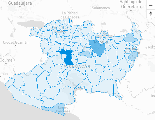Uruapan reporta 23 casos de Covid-19 y un fallecido