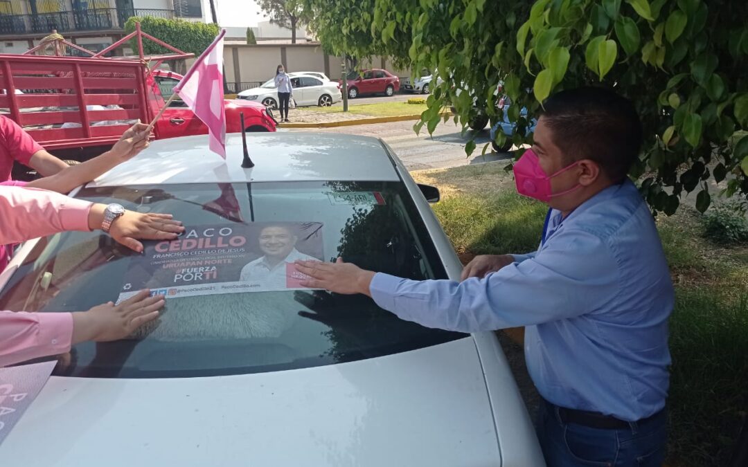 Paco Cedillo: Fuerza x México representa la verdadera transformación en Uruapan