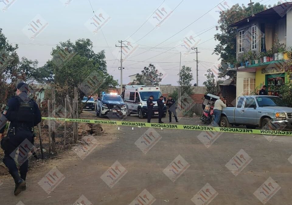 Asesinan a hombre en El Zapien