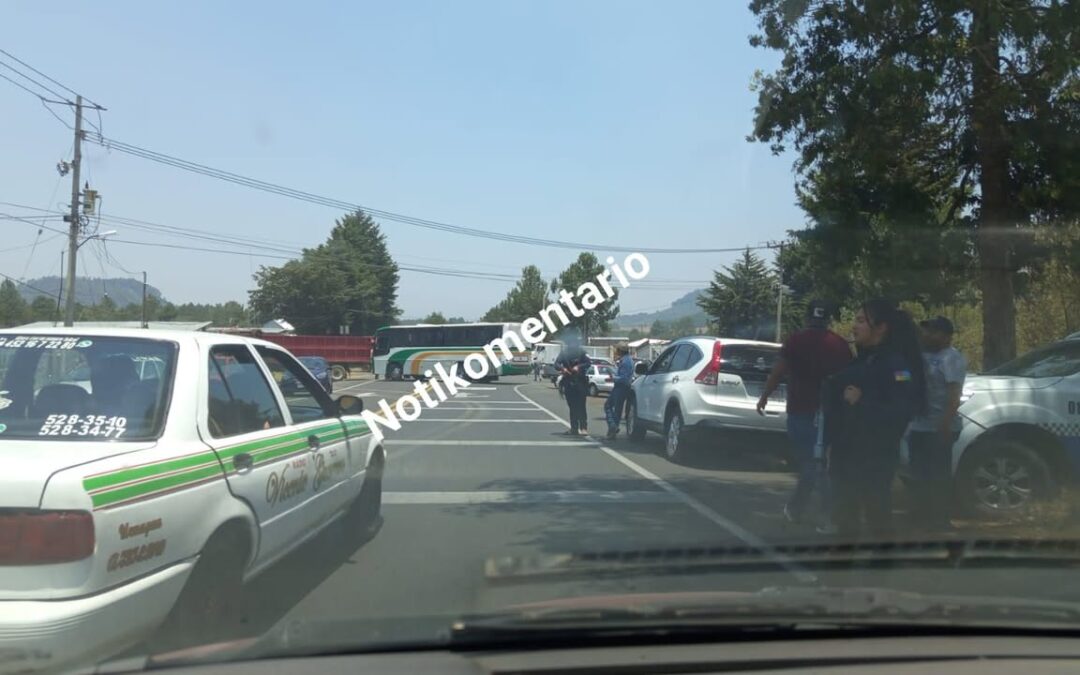 Cansados de la inseguridad, comuneros de Angahuan bloquean carretera