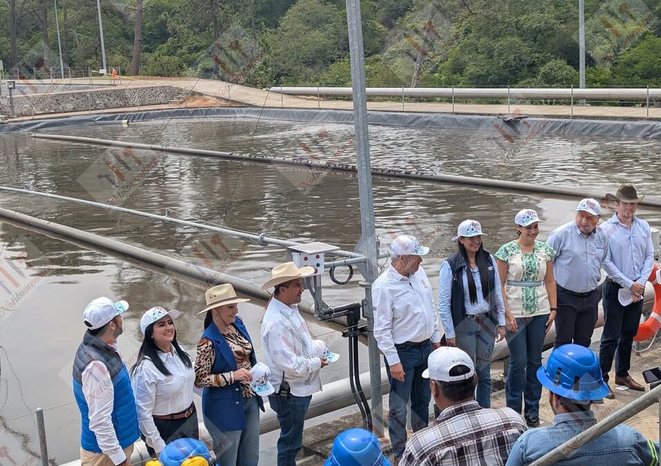 Inauguran planta de tratamiento de aguas residuales San Antonio