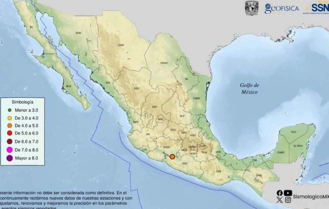 Tiembla en Michoacán