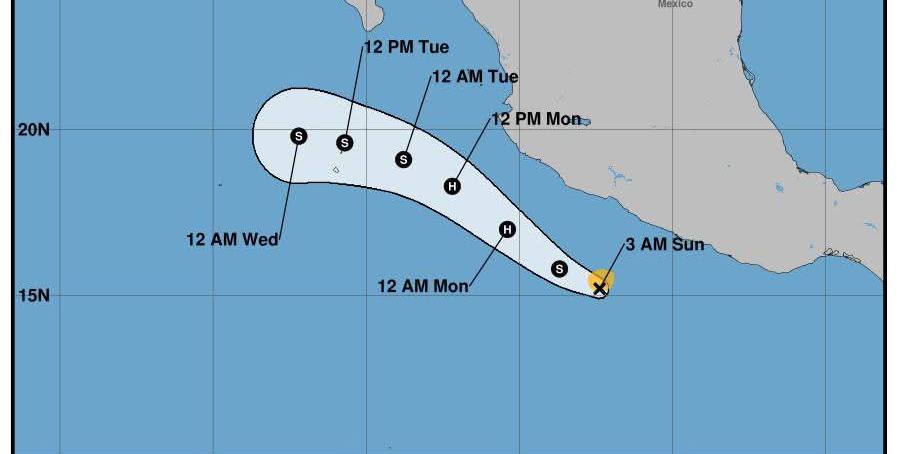 Se forma la tormenta tropical Bárbara, este domingo se convertirá en huracán