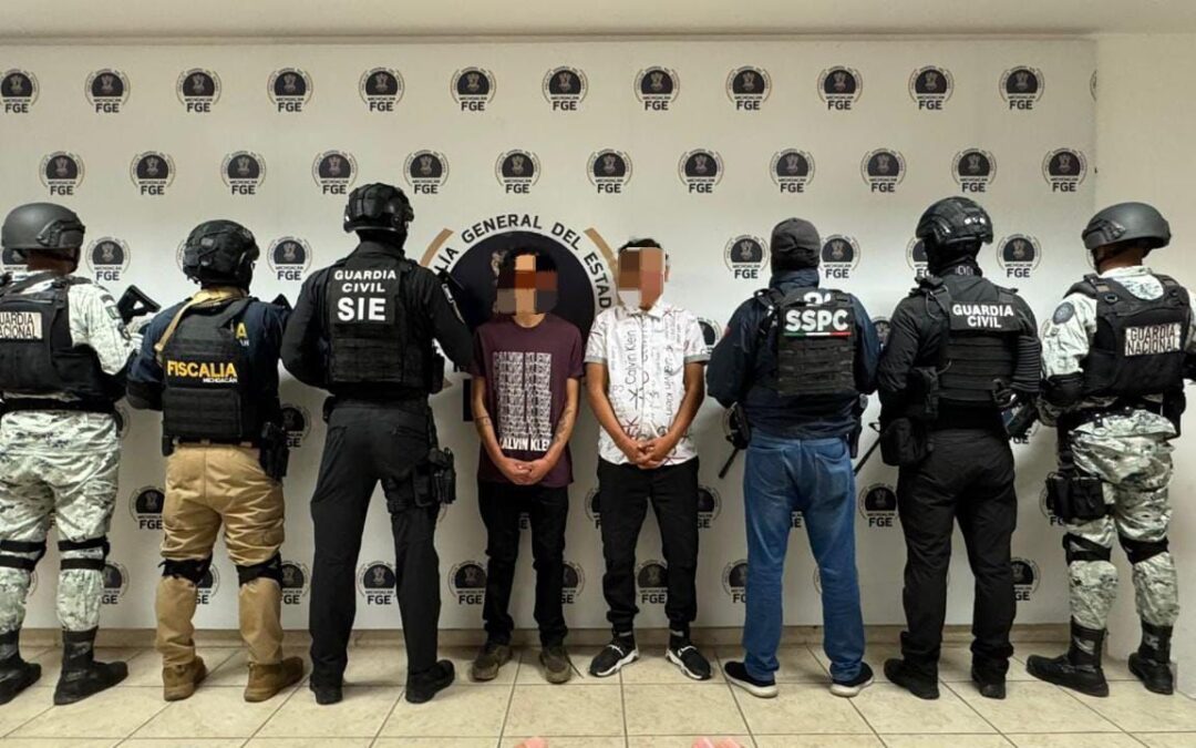 Fuerzas federales y estatales detienen a dos presuntos extorsionadores en Uruapan