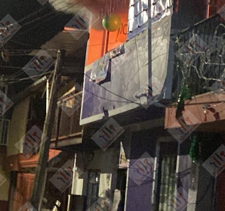 Se registra incendio en vivienda en La Michoacana