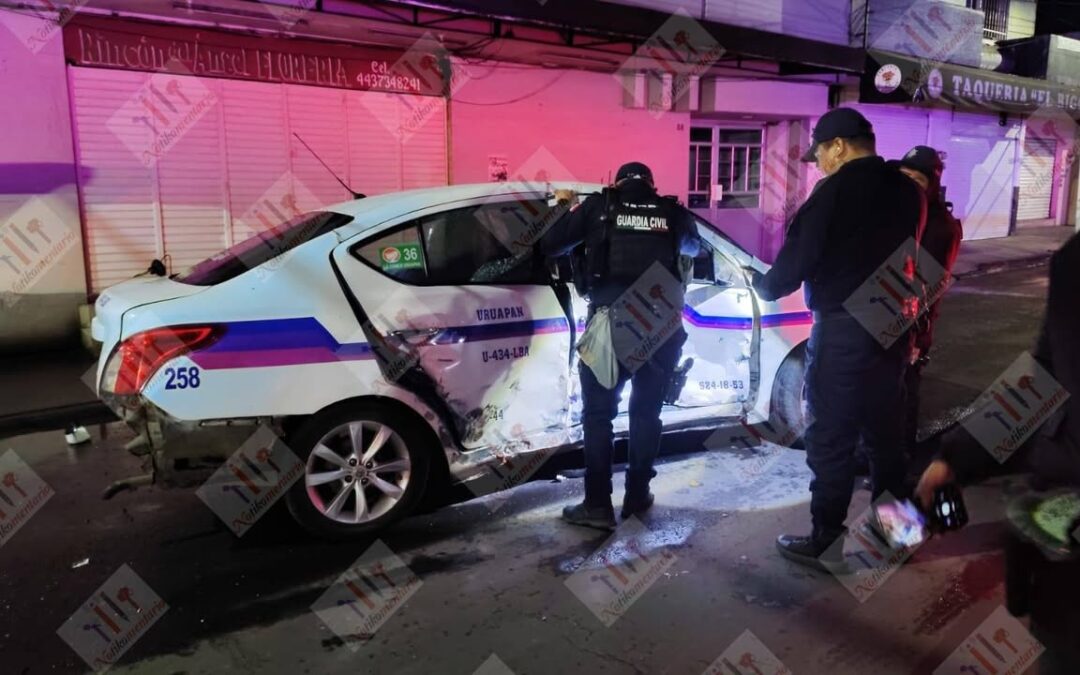 Se registran dos choque esta madrugada, hay tres heridos