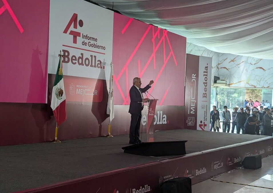 Presentará Bedolla informe regional en Uruapan; destacará inversión por 6 mil mdp