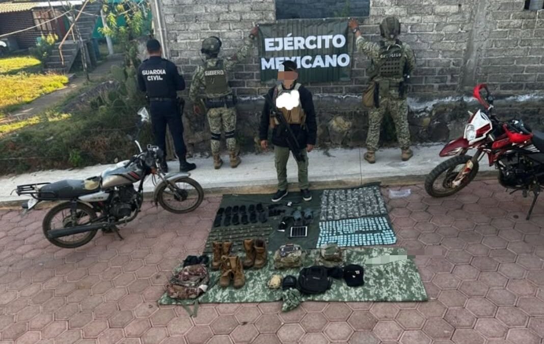 Detienen a colombiano, presunto jefe de plaza de Zirahuen