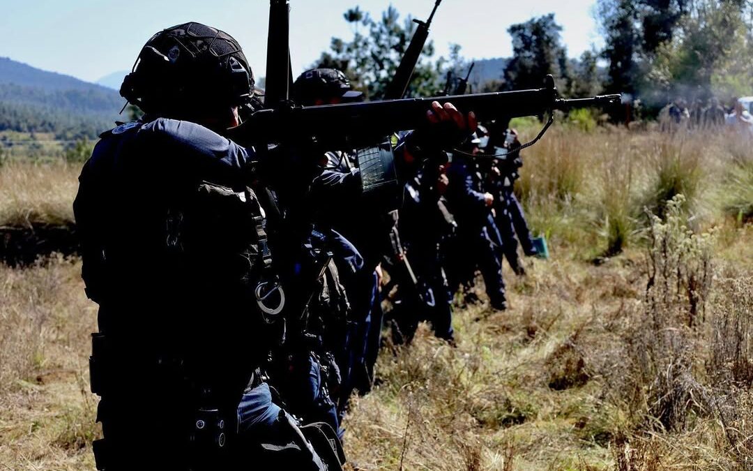 Policías Municipales reviven adiestramiento para uso de nuevo fusil G-3