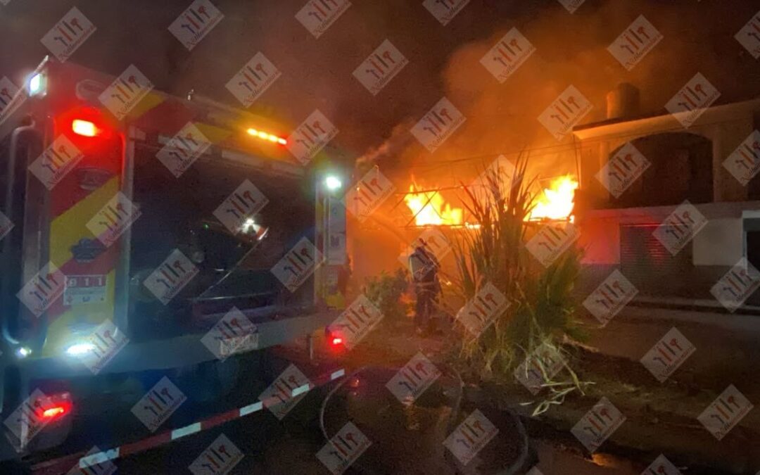 Se incendia casa en Caltzontzin