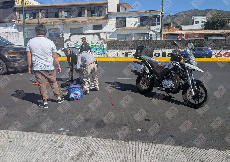 Persona de la tercera edad, herido al ser atropellado frente a la central camionera