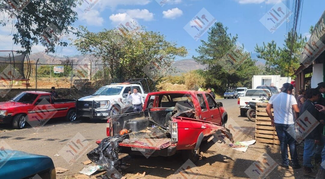 Herido al explotar pirotecnia en Ziracuaretiro