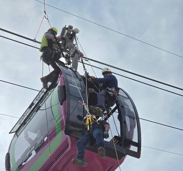Michoacán cuenta con paramédicos certificados en rescate especializado en teleféricos
