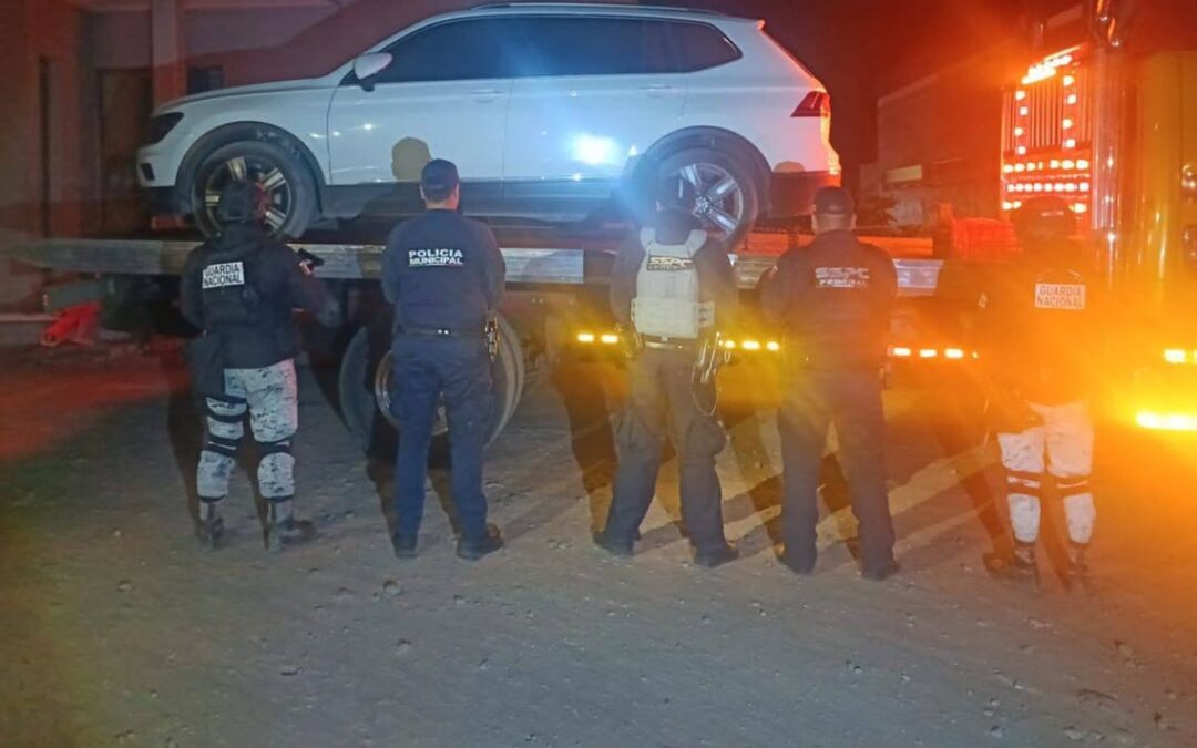 Aseguran dos unidades con reporte robo
