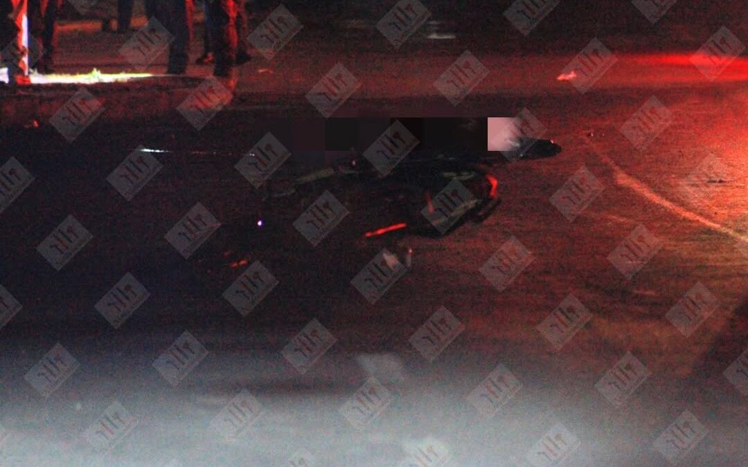 Muere al derrapar en su motocicleta