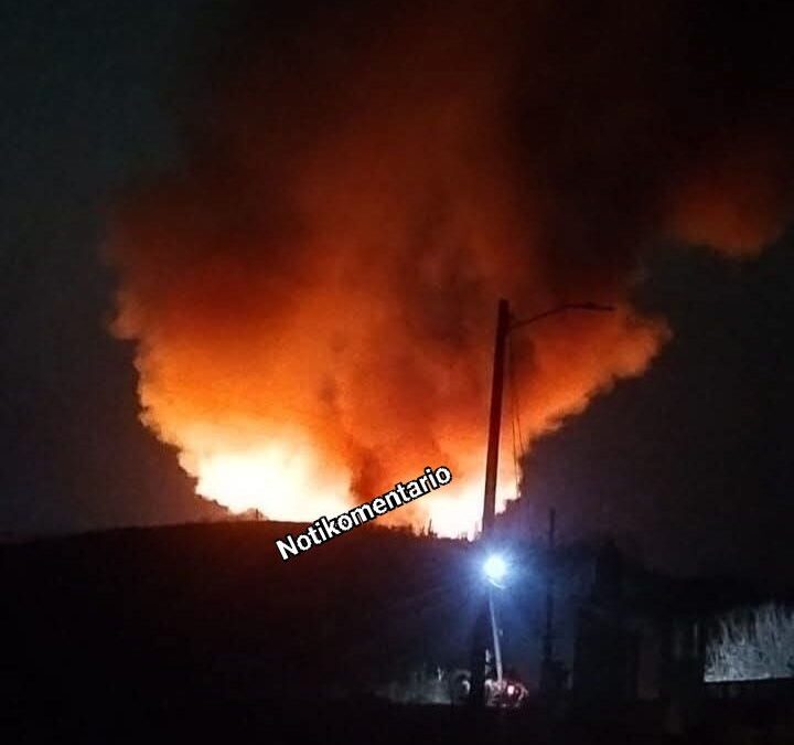 Se registra incendio en el basurero de Uruapan