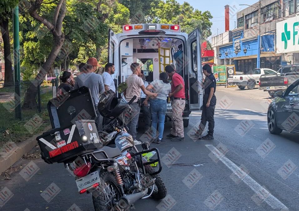 Motociclistas heridos al ser derribados por un perro