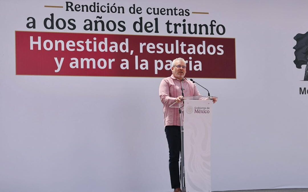 Desde Morelia respalda Bedolla a Sheinbaum y llama a la defensa de la soberanía nacional