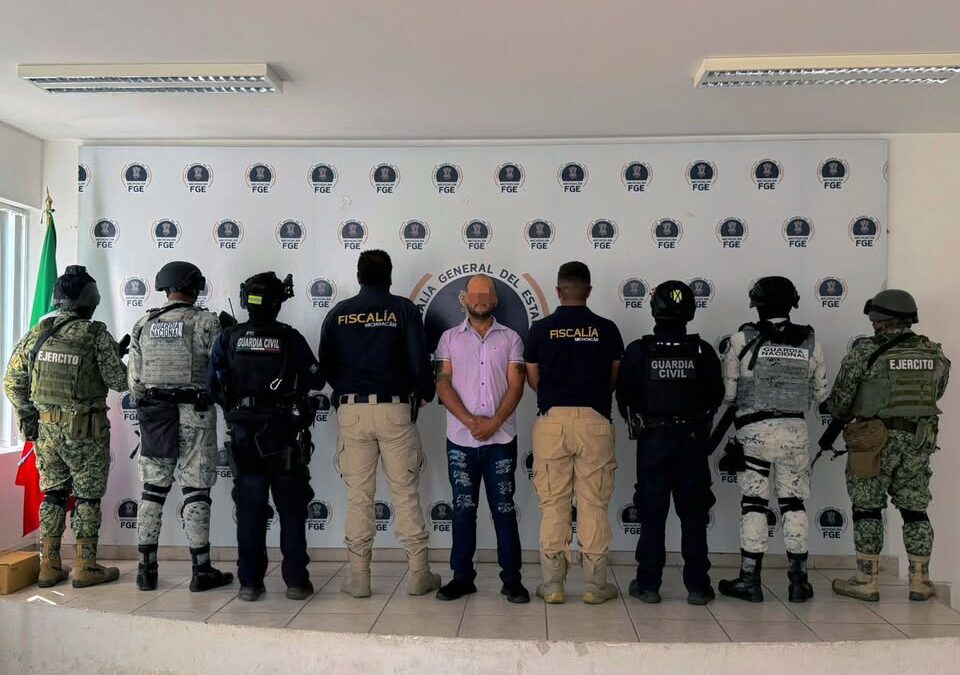Detiene Guardia Civil a presunto integrante de una célula delictiva en Uruapan