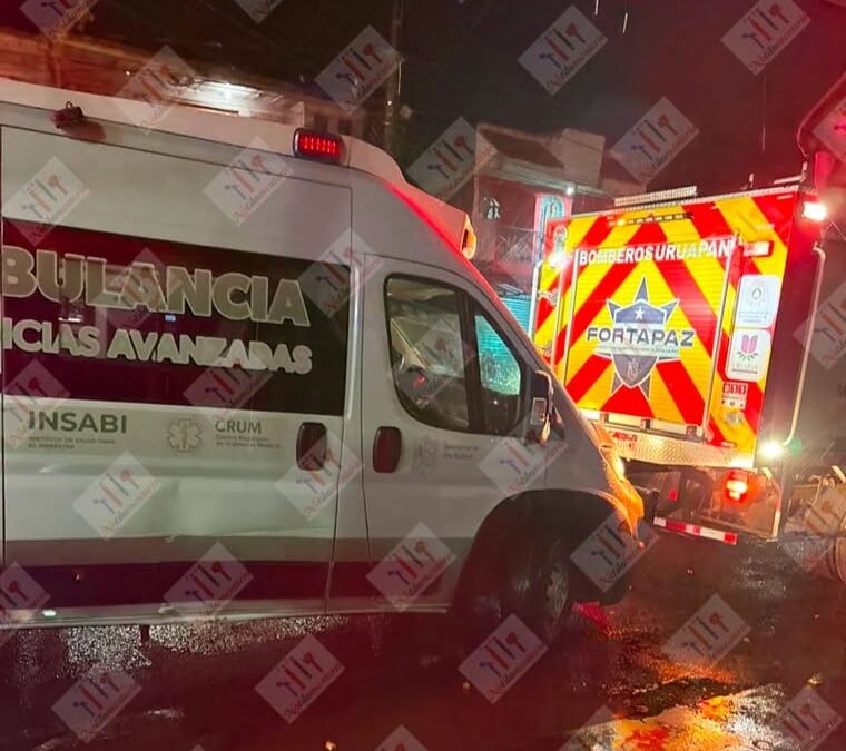 Se incendia una mueblería en Capacuaro