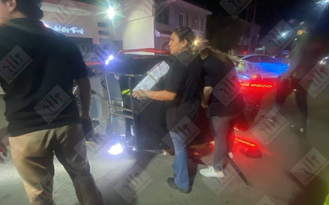 Menor herido al volcar razer en la colonia Los Angeles