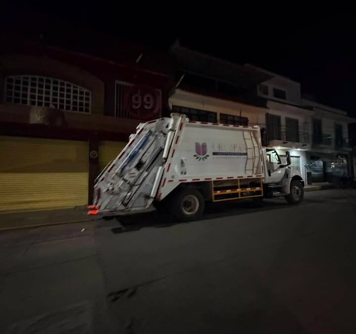 Refuerzan recolección de basura en puntos rojos de la ciudad
