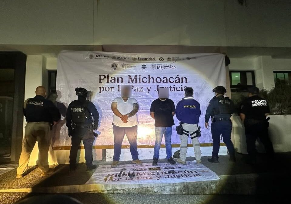 Operativo interinstitucional en Uruapan logra la captura de un objetivo prioritario: SSP