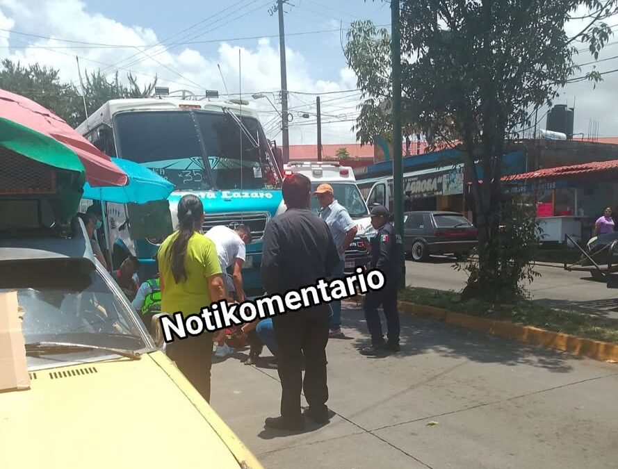 Fallece en el hospital mujer arrollada por un camión de pasajeros